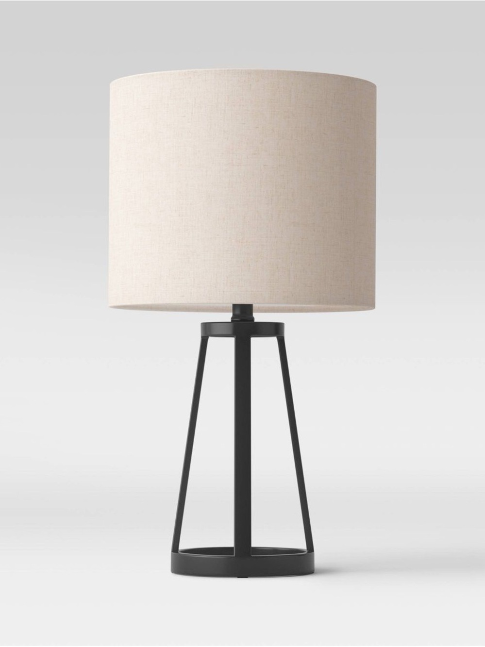 Medium Modern Industrial Assembled Table Lamp Black - Threshold™: